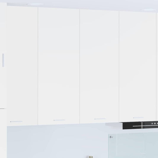 Hanging cabinet Riga White 80 x 31 x 100 cm Engineered Wood