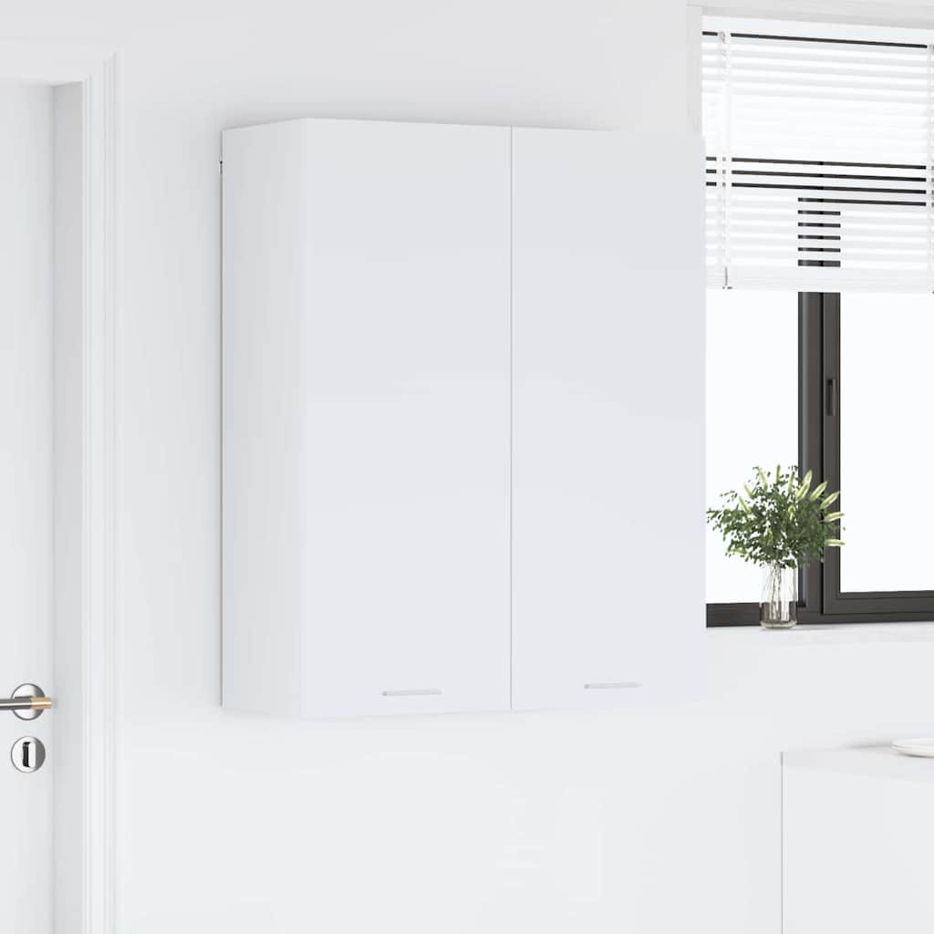 Hanging cabinet Riga White 80 x 31 x 100 cm Engineered Wood