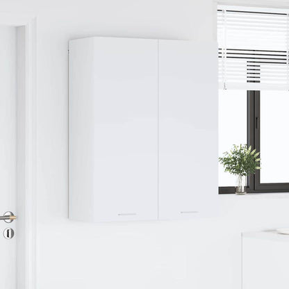 Hanging cabinet Riga White 80 x 31 x 100 cm Engineered Wood