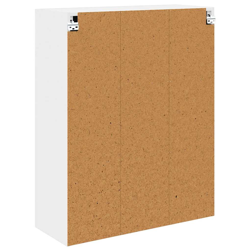 Hanging cabinet Riga White 80 x 31 x 100 cm Engineered Wood