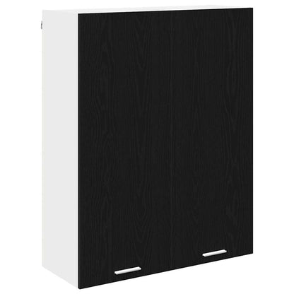 Hanging cabinet Riga Black Oak 80 x 31 x 100 cm Engineered Wood