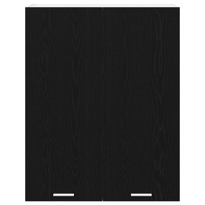 Hanging cabinet Riga Black Oak 80 x 31 x 100 cm Engineered Wood