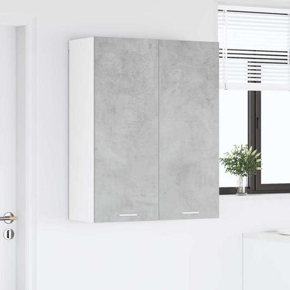Hanging cabinet with Shelf Riga Concrete Grey 80 x 31 x 100 cm