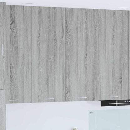 Hanging cabinet with Shelf Riga Grey Sonoma 80 x 31 x 100 cm