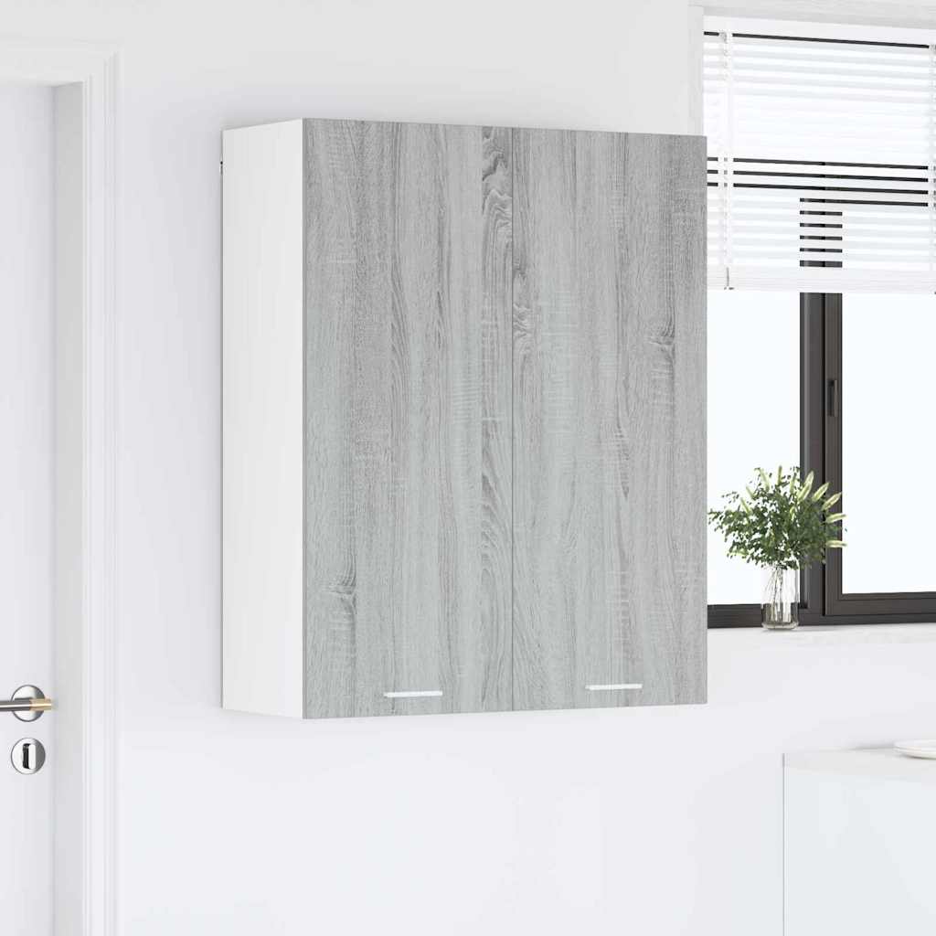 Hanging cabinet with Shelf Riga Grey Sonoma 80 x 31 x 100 cm