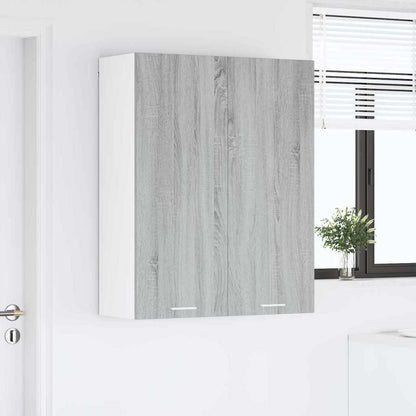 Hanging cabinet with Shelf Riga Grey Sonoma 80 x 31 x 100 cm