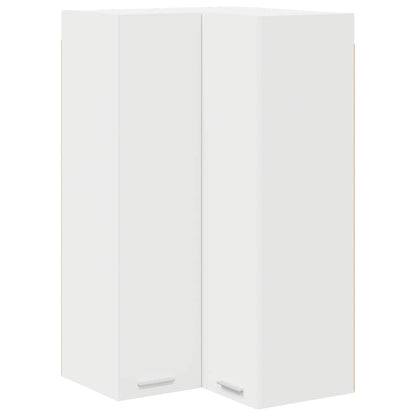 Hanging cabinet Riga White 57 x 57 x 100 cm Engineered Wood