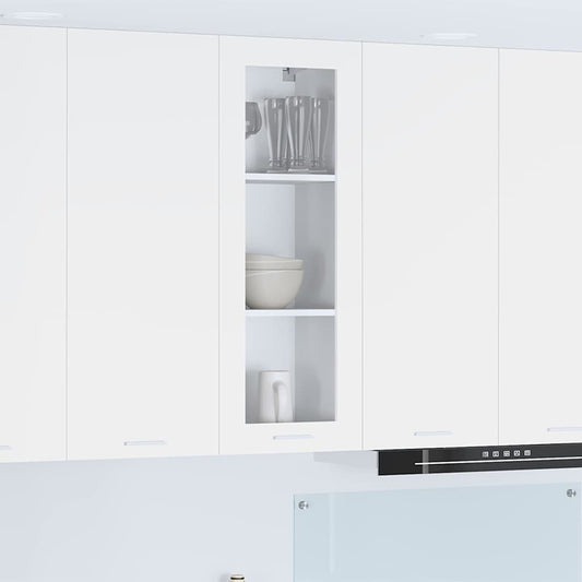 Hanging cabinet Riga White 40 x 31 x 100 cm Engineered Wood
