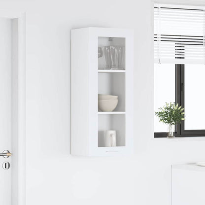 Hanging cabinet Riga White 40 x 31 x 100 cm Engineered Wood