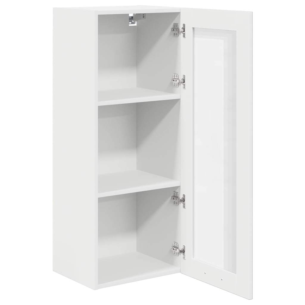 Hanging cabinet Riga White 40 x 31 x 100 cm Engineered Wood
