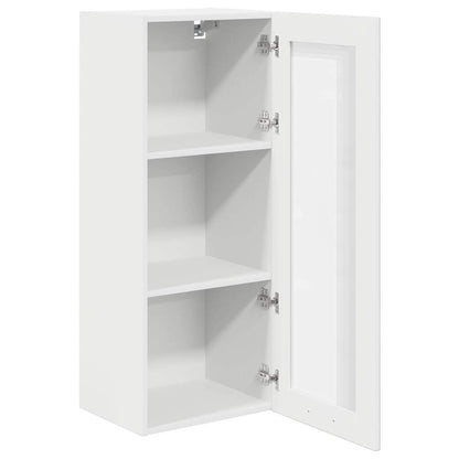 Hanging cabinet Riga White 40 x 31 x 100 cm Engineered Wood
