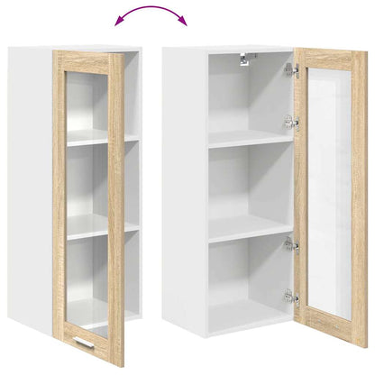 Hanging cabinet with Shelf Riga Sonoma Oak 40 x 31 x 100 cm