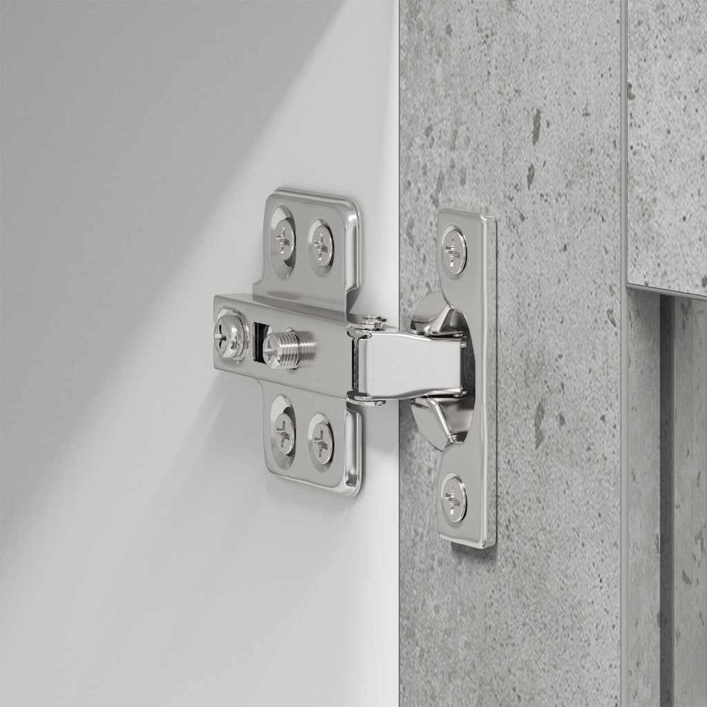Hanging cabinet with Shelf Riga Concrete Grey 40 x 31 x 100 cm