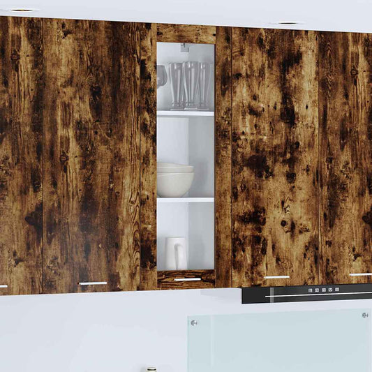 Hanging cabinet with Shelf Riga Smoked Oak 40 x 31 x 100 cm