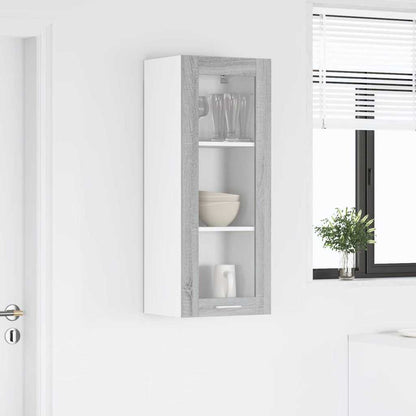 Hanging cabinet with Shelf Riga Grey Sonoma 40 x 31 x 100 cm