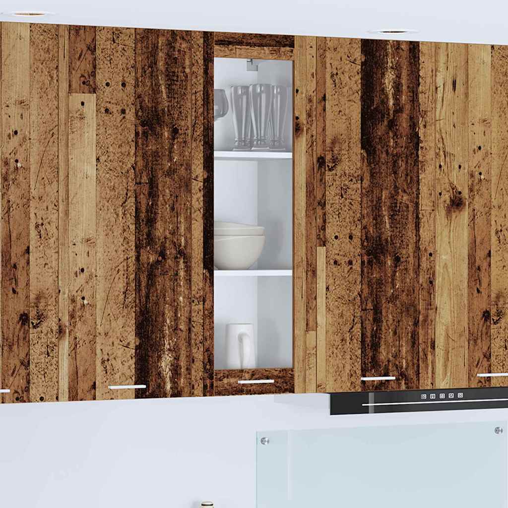 Hanging cabinet Riga Old Wood 40 x 31 x 100 cm Engineered Wood