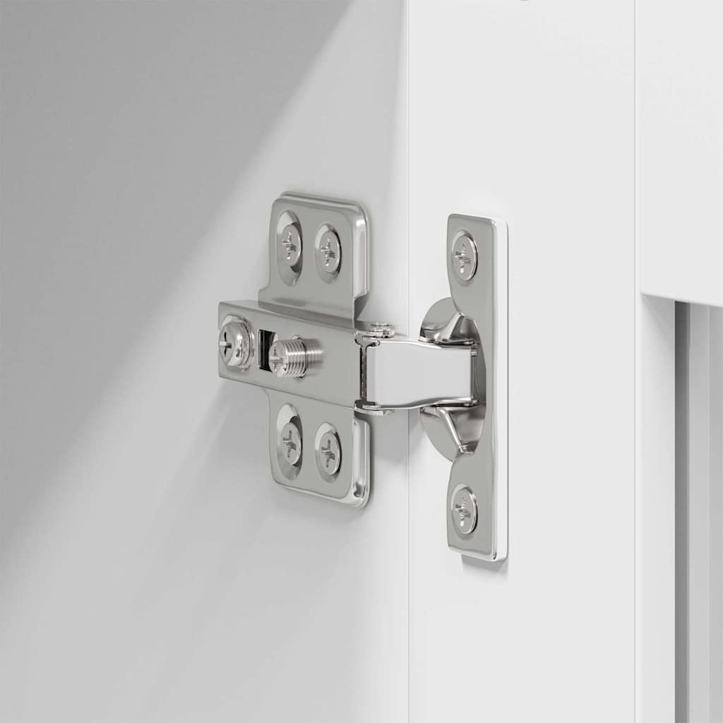 Hanging cabinet Riga White 60 x 31 x 100 cm Engineered Wood