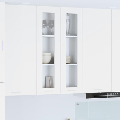 Hanging cabinet Riga White 60 x 31 x 100 cm Engineered Wood