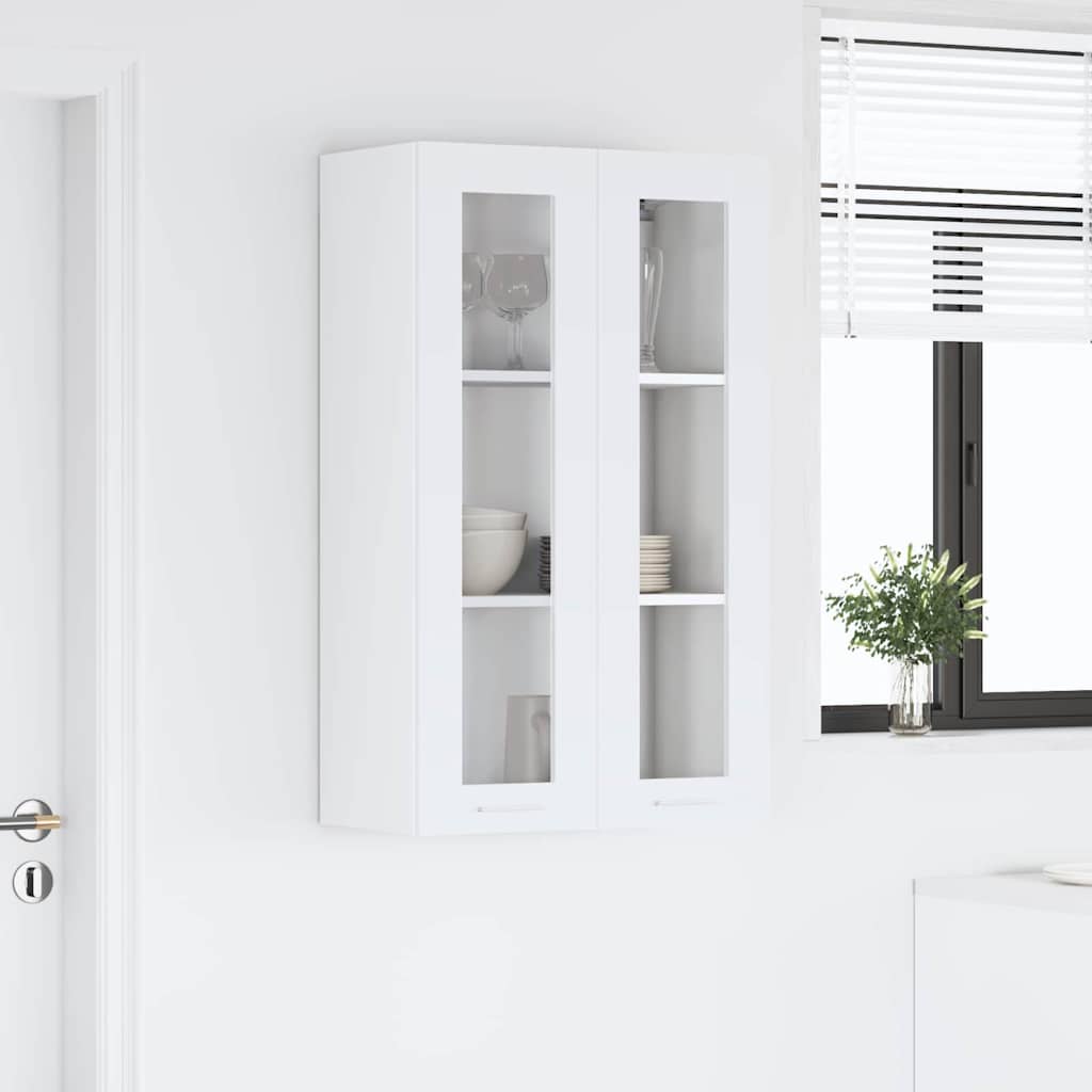 Hanging cabinet Riga White 60 x 31 x 100 cm Engineered Wood