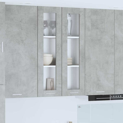 Hanging cabinet with Shelf Riga Concrete Grey 60 x 31 x 100 cm