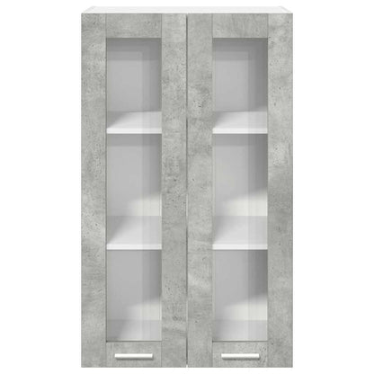 Hanging cabinet with Shelf Riga Concrete Grey 60 x 31 x 100 cm