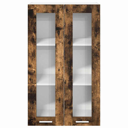 Hanging cabinet with Shelf Riga Smoked Oak 60 x 31 x 100 cm