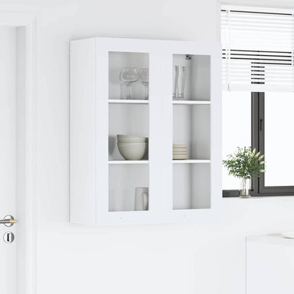 Hanging cabinet Riga White 80 x 31 x 100 cm Engineered Wood