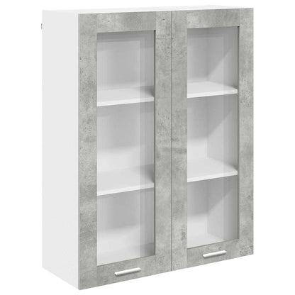 Hanging cabinet with Shelf Riga Concrete Grey 80 x 31 x 100 cm