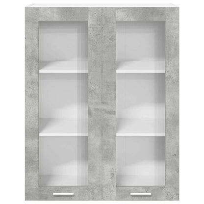 Hanging cabinet with Shelf Riga Concrete Grey 80 x 31 x 100 cm