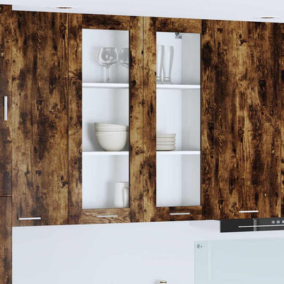 Hanging cabinet with Shelf Riga Smoked Oak 80 x 31 x 100 cm