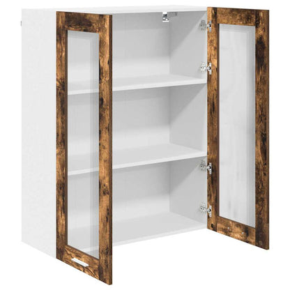 Hanging cabinet with Shelf Riga Smoked Oak 80 x 31 x 100 cm