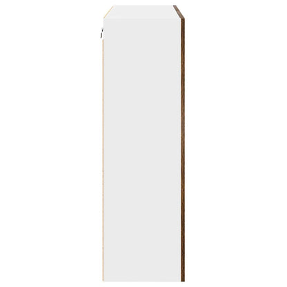 Hanging cabinet with Shelf Riga Smoked Oak 80 x 31 x 100 cm