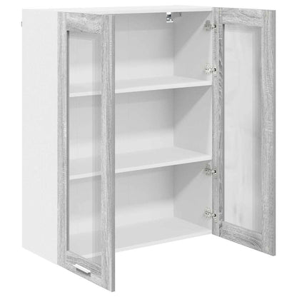 Hanging cabinet with Shelf Riga Grey Sonoma 80 x 31 x 100 cm