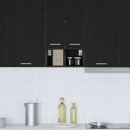Hanging cabinet with Shelf Riga Black Oak 20 x 29.5 x 40 cm