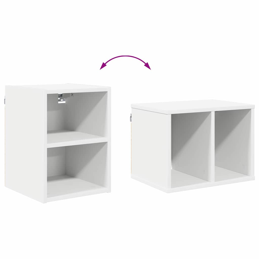 Hanging cabinet Riga White 30 x 29.5 x 40 cm Engineered Wood