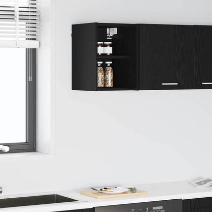 Hanging cabinet with Shelf Riga Black Oak 30 x 29.5 x 40 cm