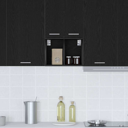 Hanging cabinet with Shelf Riga Black Oak 30 x 29.5 x 40 cm