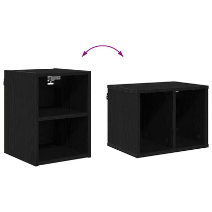 Hanging cabinet with Shelf Riga Black Oak 30 x 29.5 x 40 cm