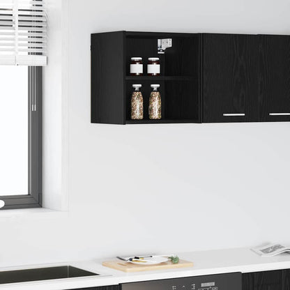 Hanging cabinet with Shelf Riga Black Oak 40 x 29.5 x 40 cm