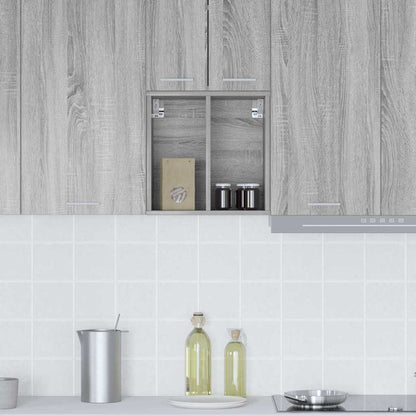 Hanging cabinet with Shelf Riga Grey Sonoma 40 x 29.5 x 40 cm