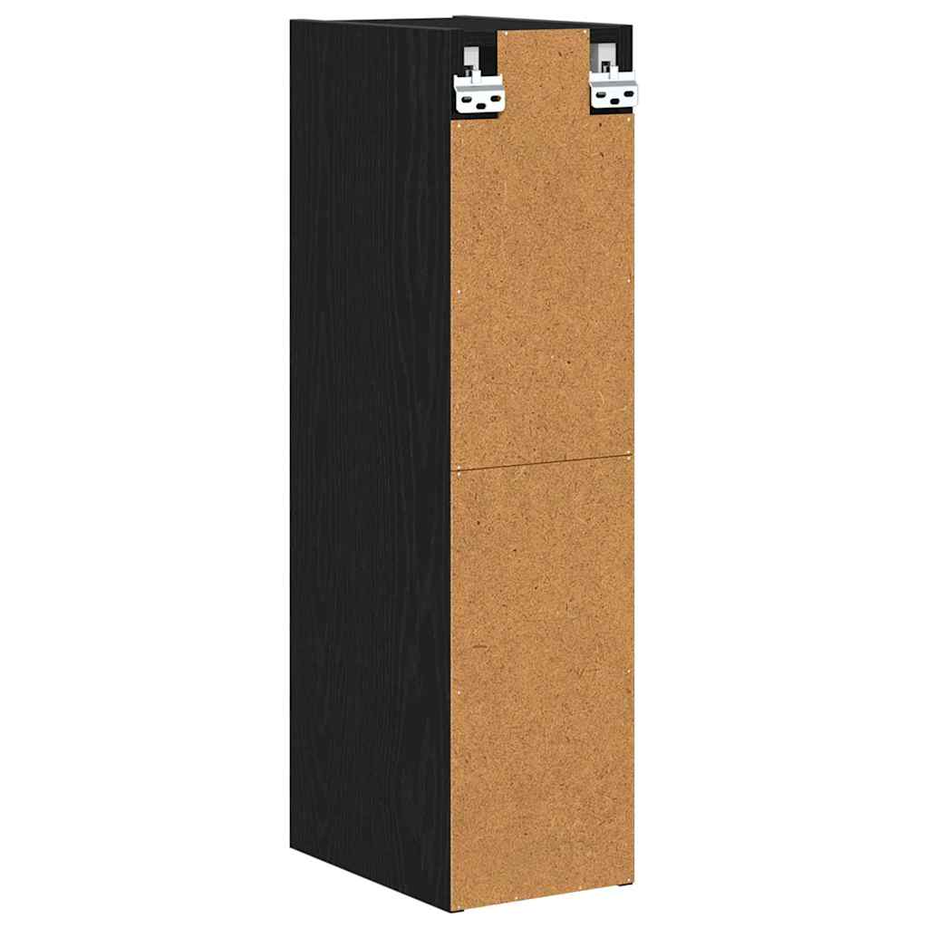 Hanging cabinet with Shelf Riga Black Oak 20 x 29.5 x 80 cm