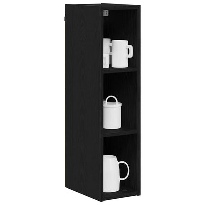 Hanging cabinet with Shelf Riga Black Oak 20 x 29.5 x 80 cm