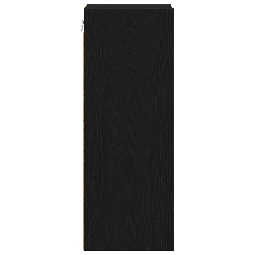 Hanging cabinet with Shelf Riga Black Oak 20 x 29.5 x 80 cm