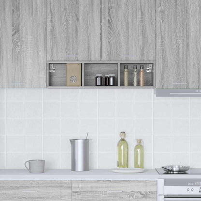 Hanging cabinet with Shelf Riga Grey Sonoma 20 x 29.5 x 80 cm