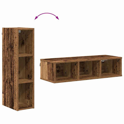 Hanging cabinet Riga Old Wood 20 x 29.5 x 80 cm Engineered Wood