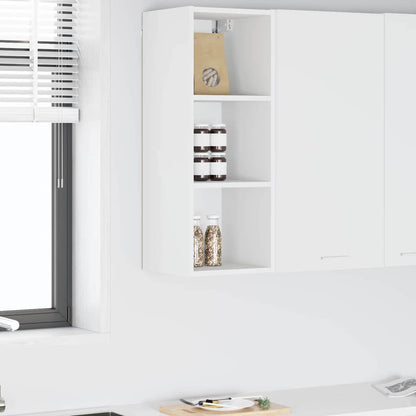 Hanging cabinet Riga White 30 x 29.5 x 80 cm Engineered Wood