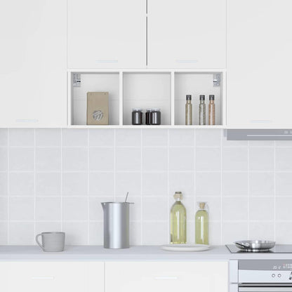 Hanging cabinet Riga White 30 x 29.5 x 80 cm Engineered Wood