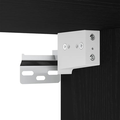 Hanging cabinet with Shelf Riga Black Oak 30 x 29.5 x 80 cm