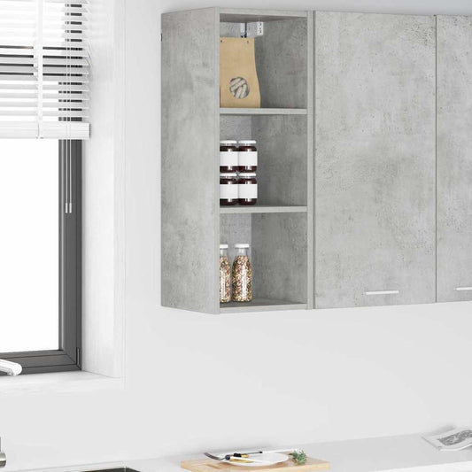 Hanging cabinet with Shelf Riga Concrete Grey 30 x 29.5 x 80 cm