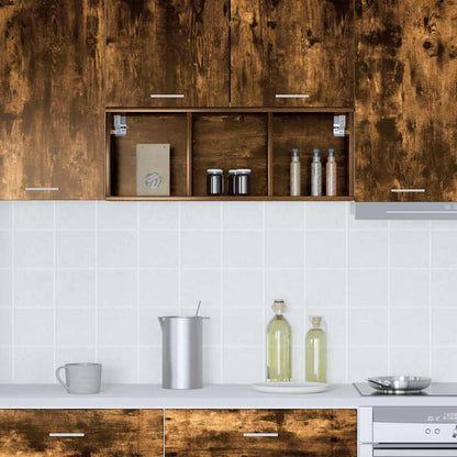 Hanging cabinet with Shelf Riga Smoked Oak 30 x 29.5 x 80 cm